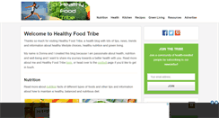 Desktop Screenshot of healthyfoodtribe.com